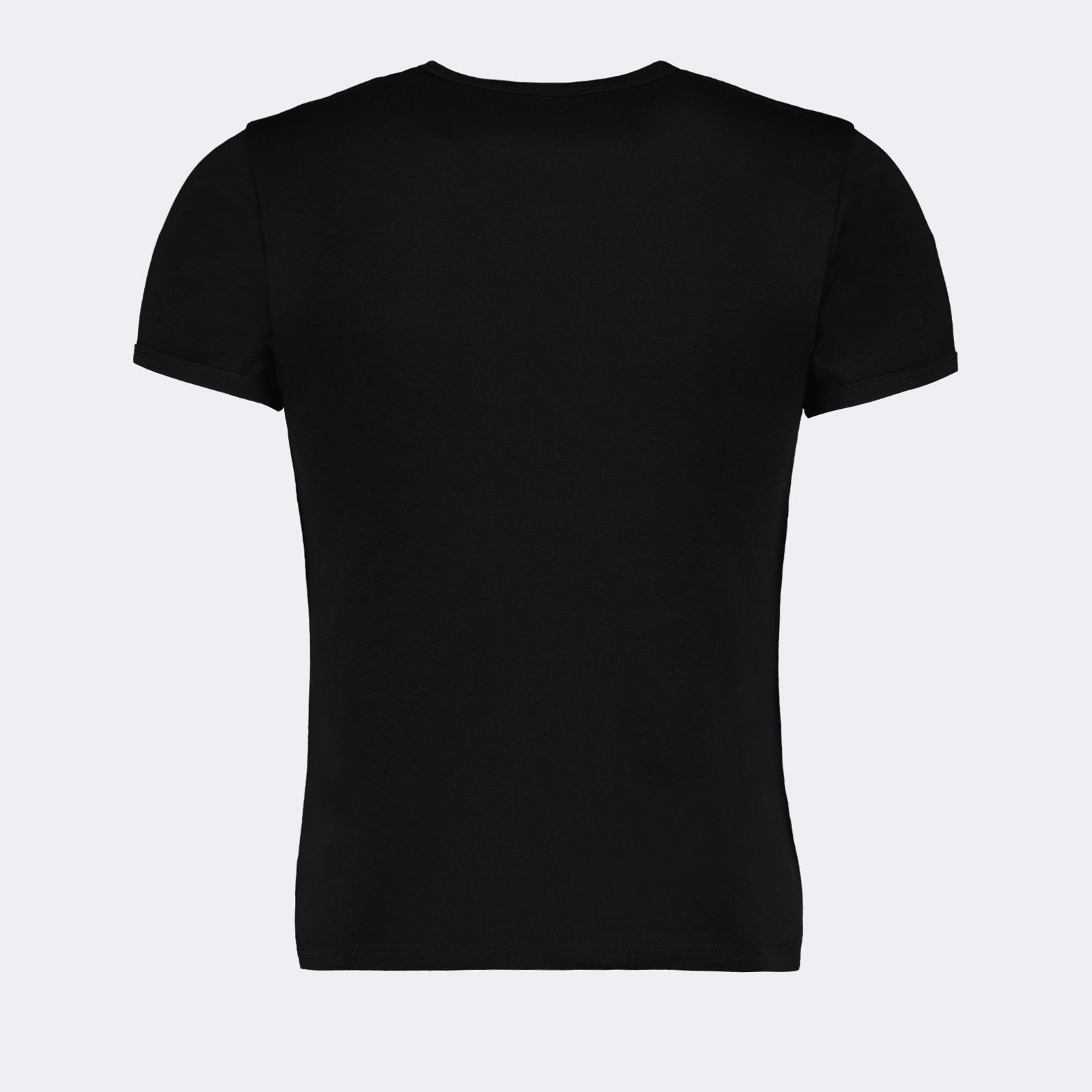 Camisetas T-shirt contraste Réédition Courrèges Preto Homme