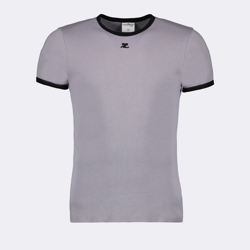 T-shirts Contrast T-shirt Reissue Courrèges Gray Man