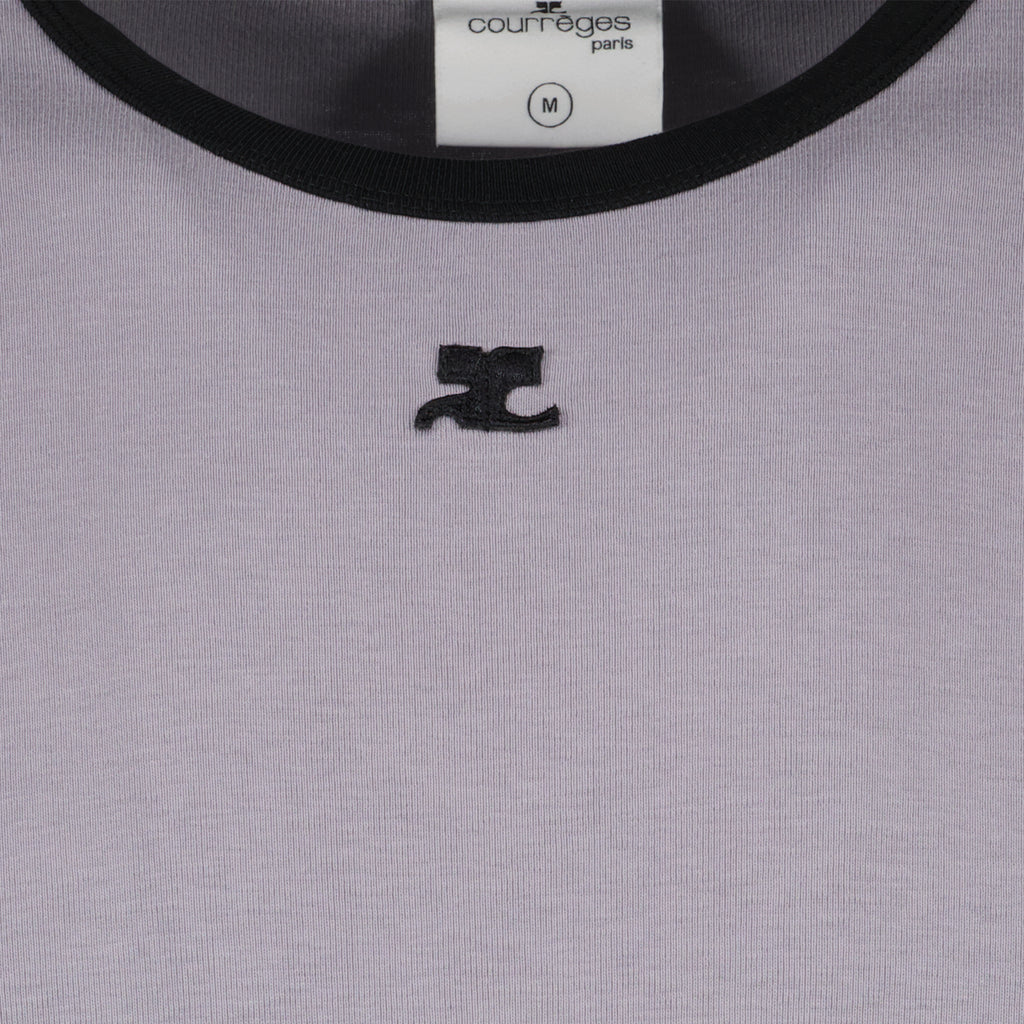T-shirts Contrast T-shirt Reissue Courrèges Gray Man