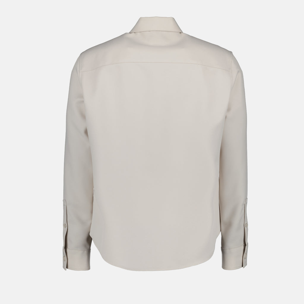 Camicie Giacca in Twill con Zip Courrèges Grigio Homme