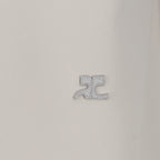 Camicie Giacca in Twill con Zip Courrèges Grigio Homme