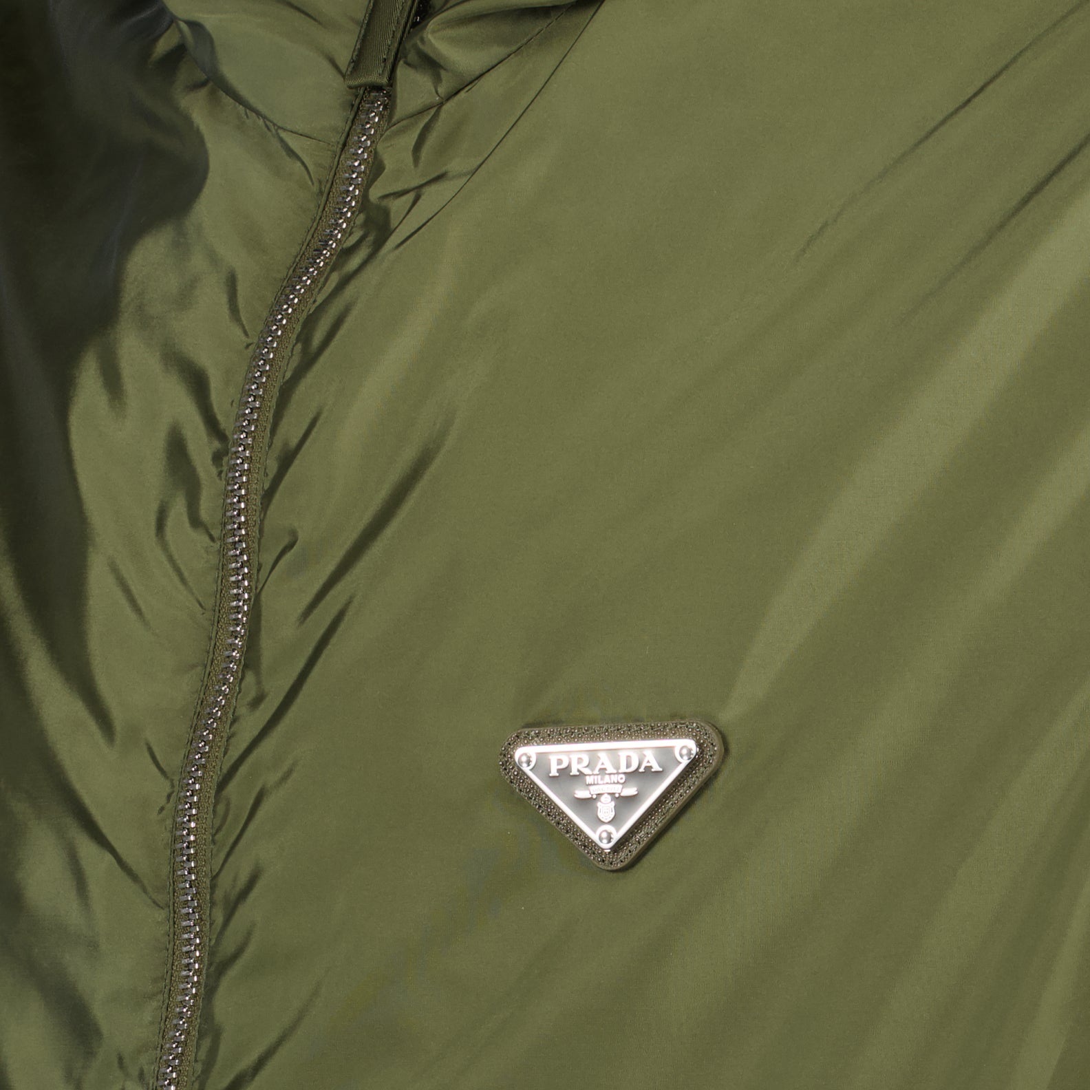 Vestes Veste en Re-Nylon Prada Kaki Homme