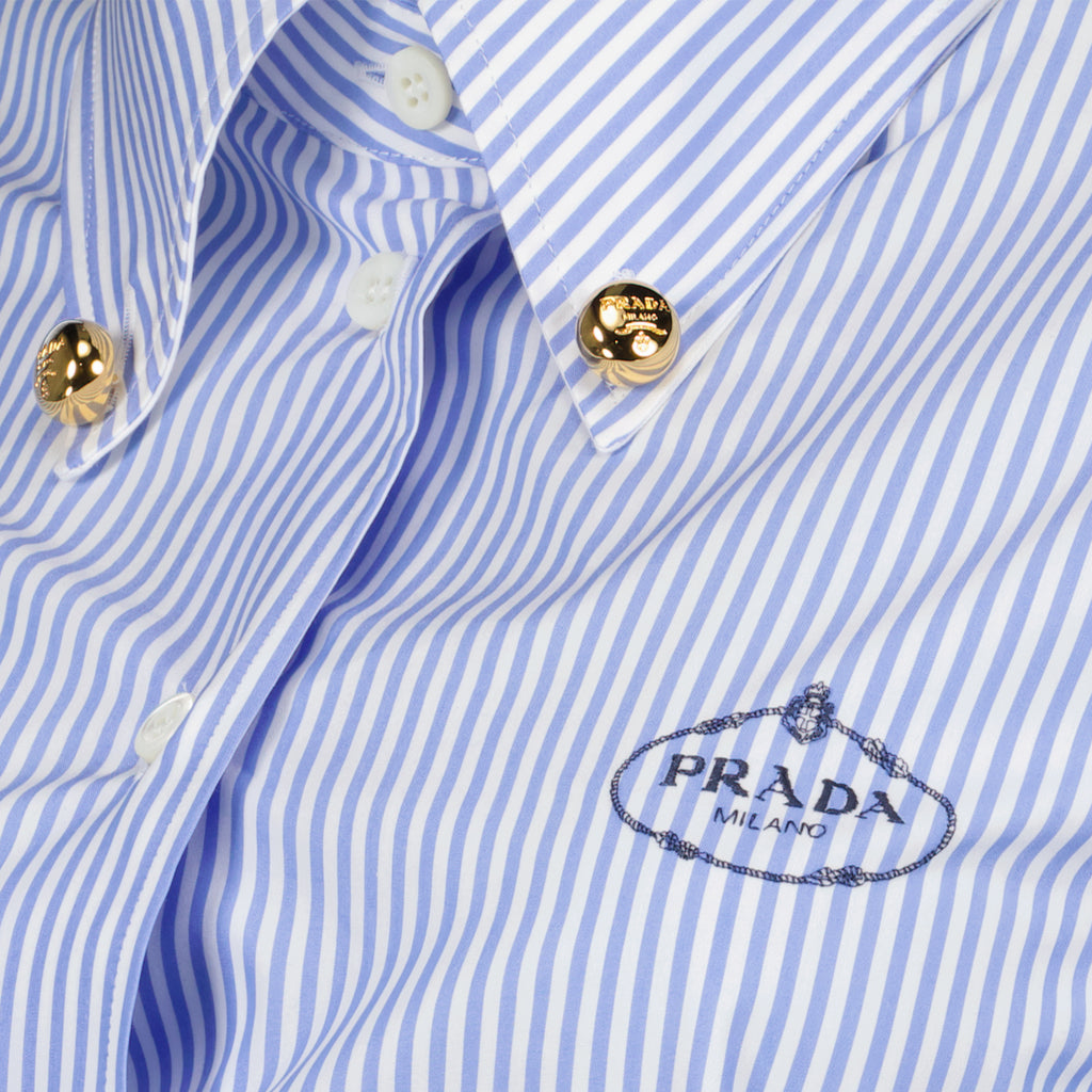 Hemden Chemise rayée Prada Blau Femme