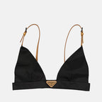 Tops Soutien-gorge en Re-Nylon Prada Noir Femme