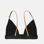 Tops Soutien-gorge en Re-Nylon Prada Noir Femme