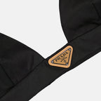 Tops Soutien-gorge en Re-Nylon Prada Noir Femme