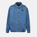 Jackets Jean jacket Prada Blue Femme