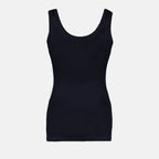 Tops Jersey tank top Prada Dark blue Women
