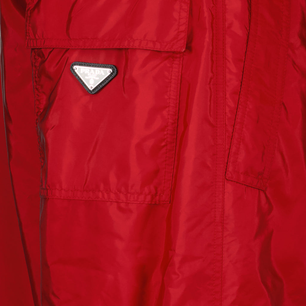팬츠 Re-Nylon 조거 팬츠 Prada 빨간색 Homme