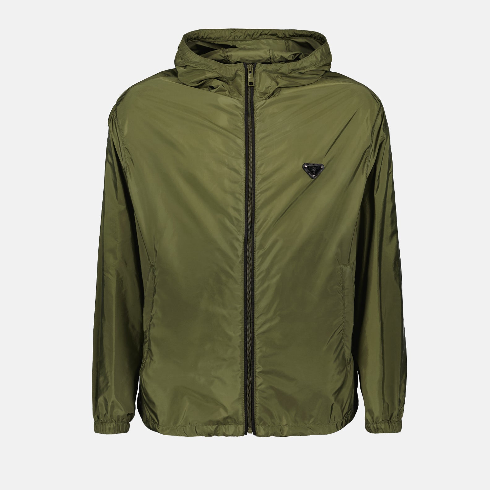 Chaquetas Coupe-vent en Re-Nylon Prada Verde Homme