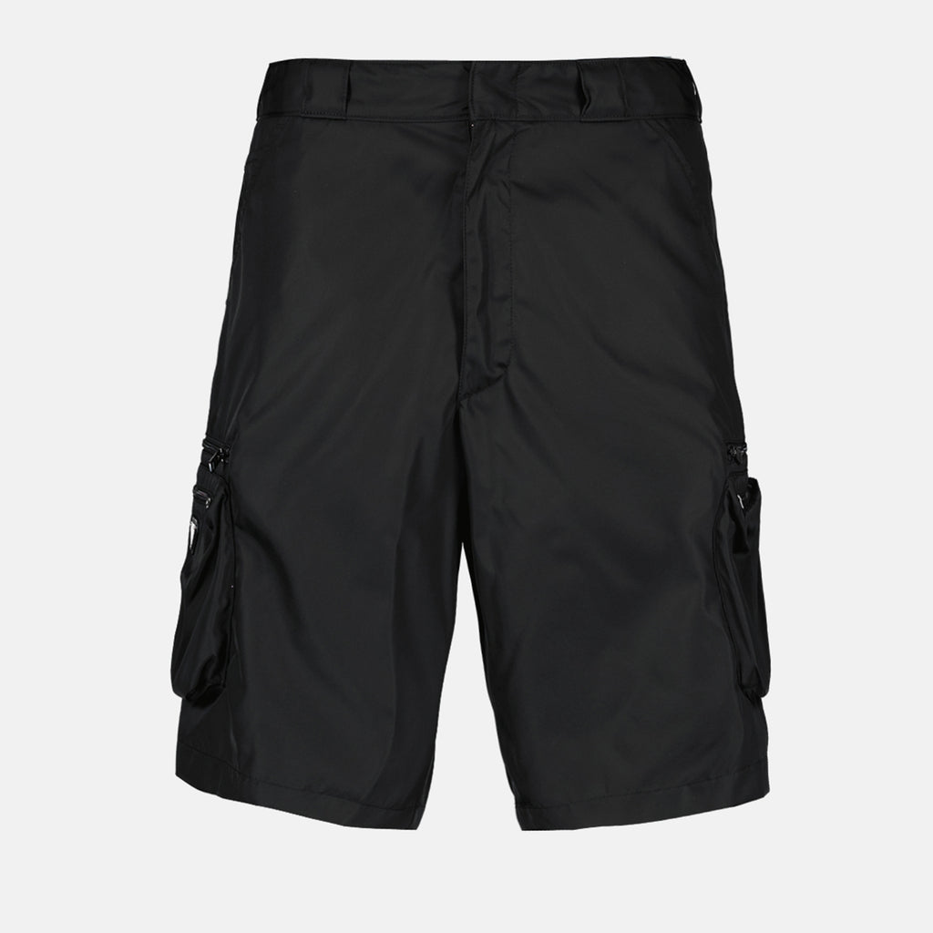 Shorts Short Cargo Prada Noir Homme
