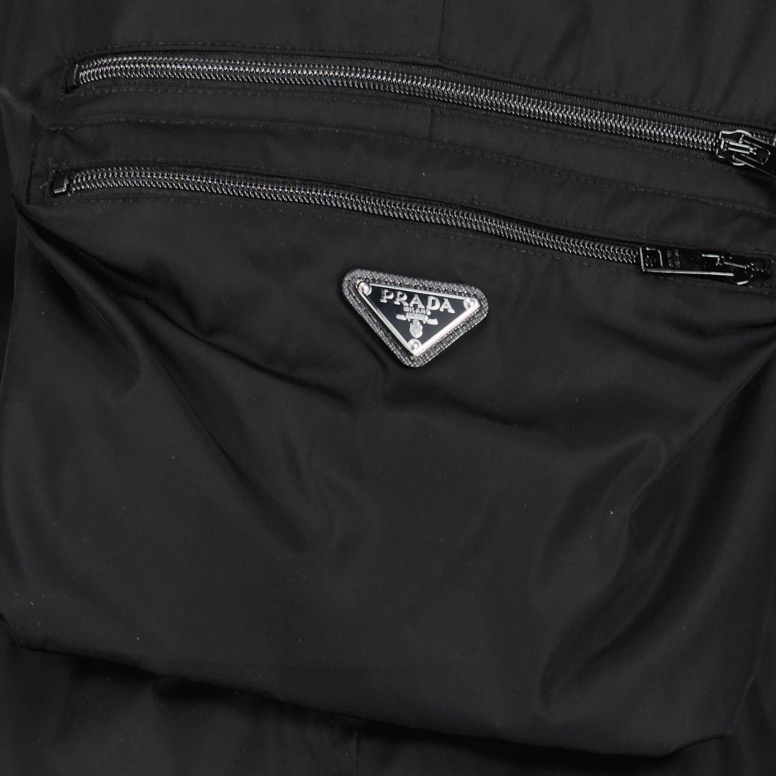 Shorts Short Cargo Prada Noir Homme