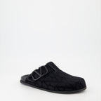 Offene schuhe VLogo Monogram Mules Valentino Garavani Schwarz Homme