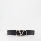 Cintos Ceinture VLogo Valentino Garavani Preto Homme