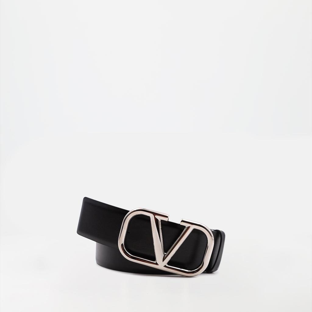 Cintos Ceinture VLogo Valentino Garavani Preto Homme