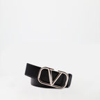 Cintos Ceinture VLogo Valentino Garavani Preto Homme