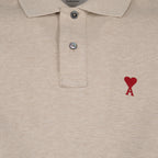Polos Polo Ami de Coeur Ami PARIS Beige Unisexe