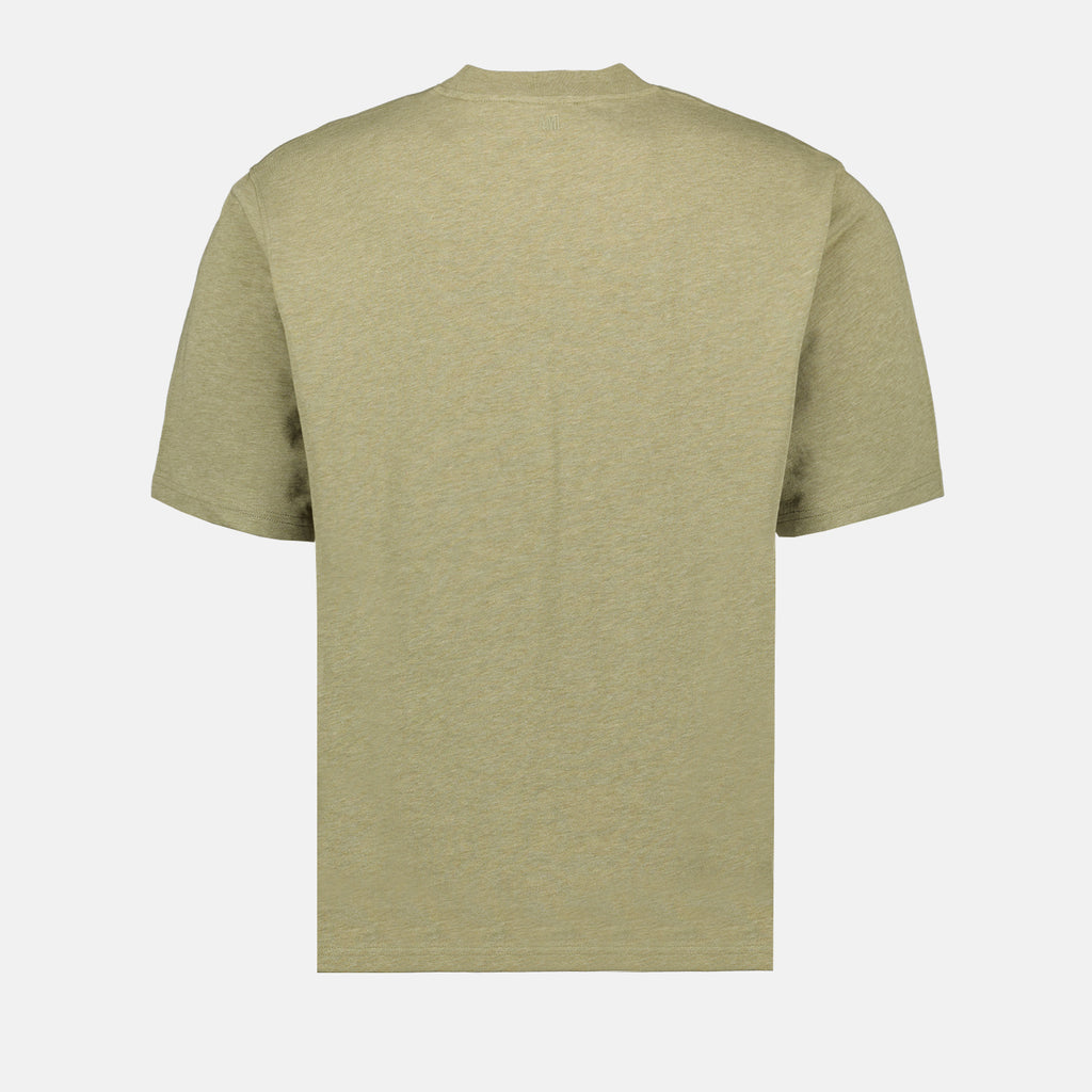 T-shirts T-shirt Ami de Coeur Ami PARIS Kaki Unisexe