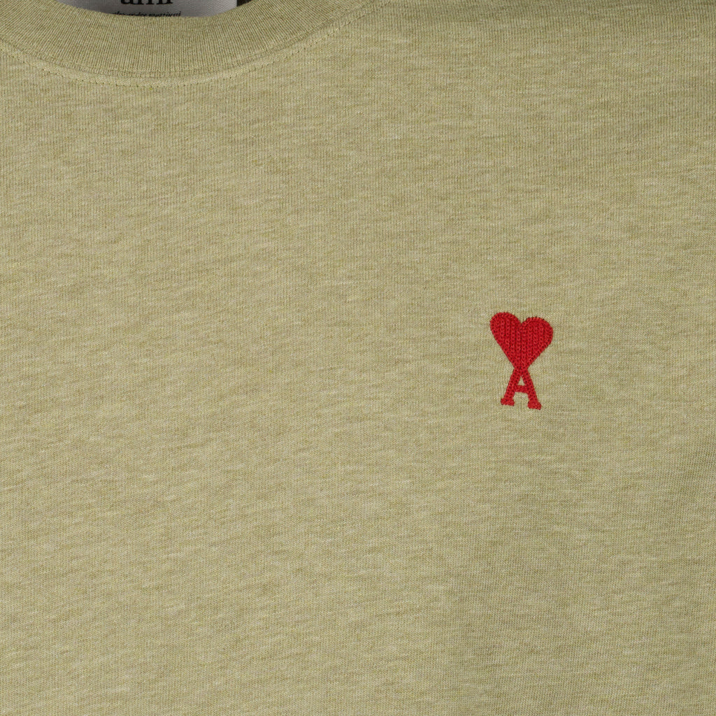 T-shirts T-shirt Ami de Coeur Ami PARIS Kaki Unisexe