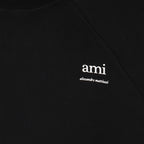 Sweatshirts Embroidered Ami Sweatshirt Ami PARIS Black Unisex