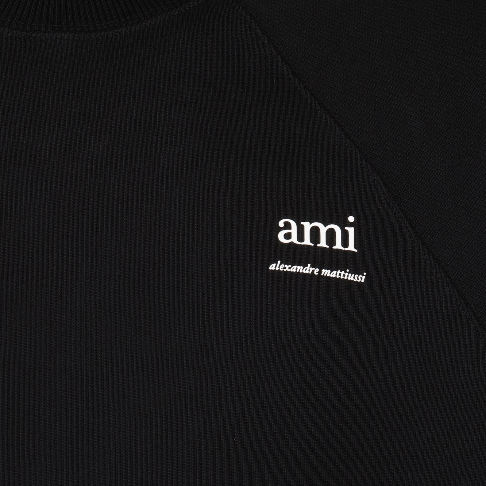 Sweatshirts Embroidered Ami Sweatshirt Ami PARIS Black Unisex