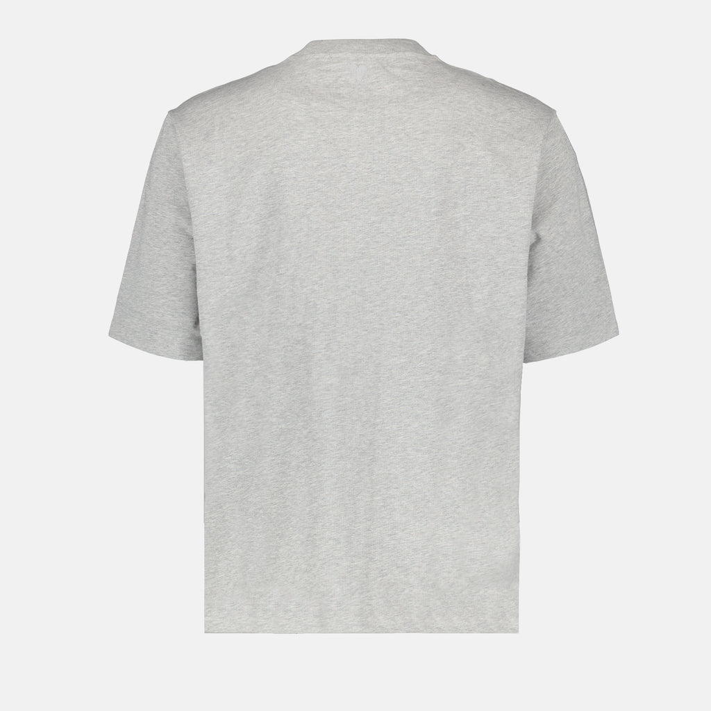 T-shirts T-shirt Ami brodé Ami PARIS Gris Unisexe