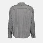 Chemises Chemise rayée Ami PARIS Noir Unisexe
