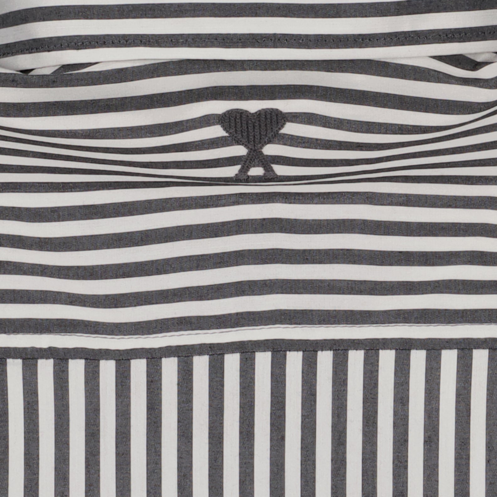 Chemises Chemise rayée Ami PARIS Noir Unisexe