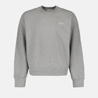 Sweatshirts Sweatshirt Ami brodé Ami PARIS Gris Unisexe