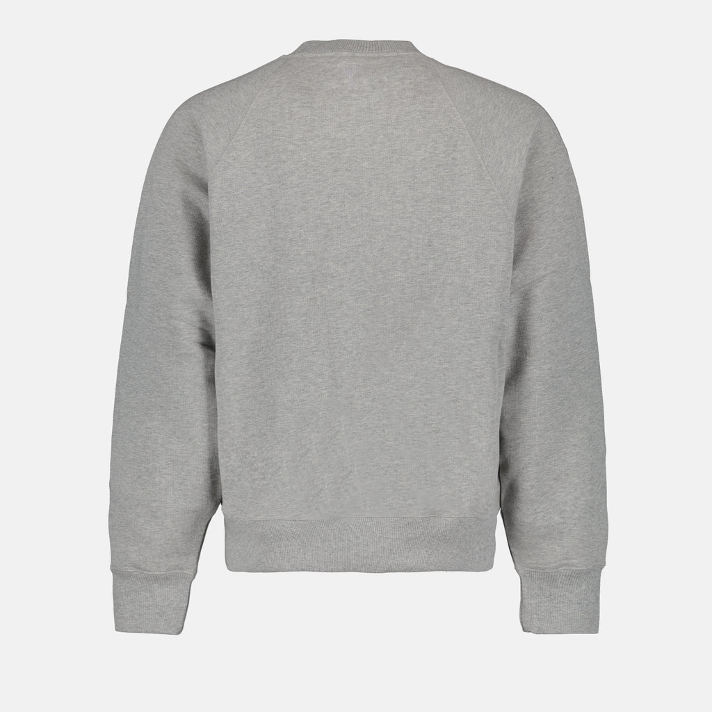 Sweatshirts Sweatshirt Ami brodé Ami PARIS Gris Unisexe