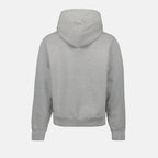 Sweatshirts Sweat à capuche à logo Ami PARIS Gris Unisexe