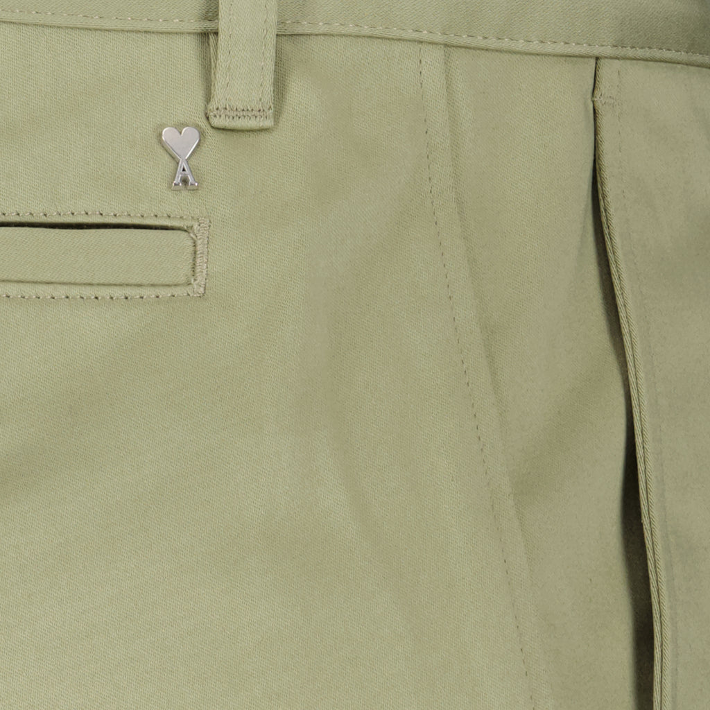 Shorts Short chino Ami PARIS Verde Homme