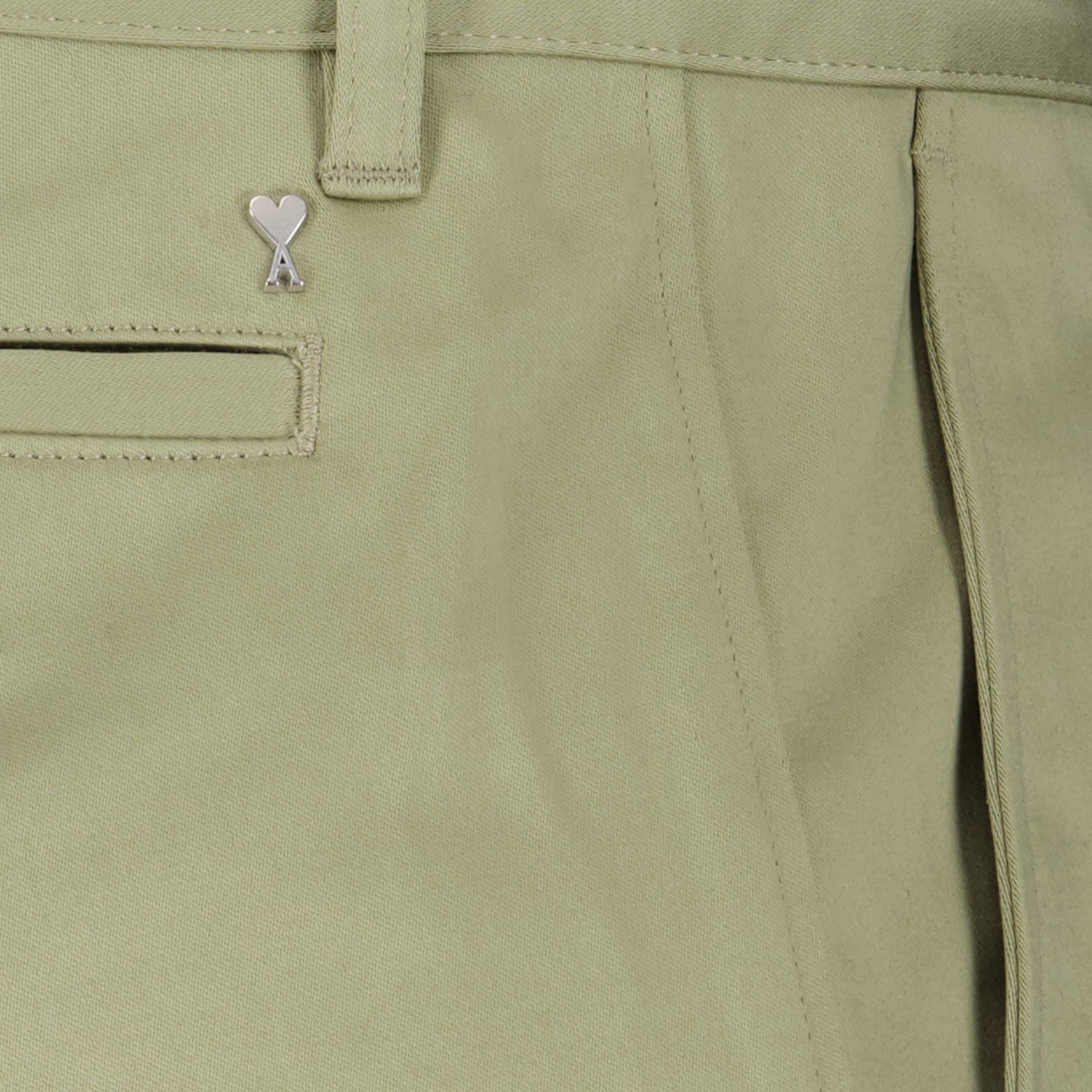 Shorts Short chino Ami PARIS Verde Homme