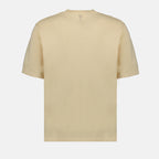 Camisetas T-shirt Ami brodé Ami PARIS Beige Unisexo