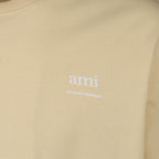 Camisetas T-shirt Ami brodé Ami PARIS Beige Unisexo