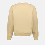 Sweatshirts Sweatshirt Ami brodé Ami PARIS Beige Unisexe