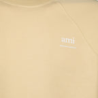 Sweatshirts Sweatshirt Ami brodé Ami PARIS Beige Unisexe