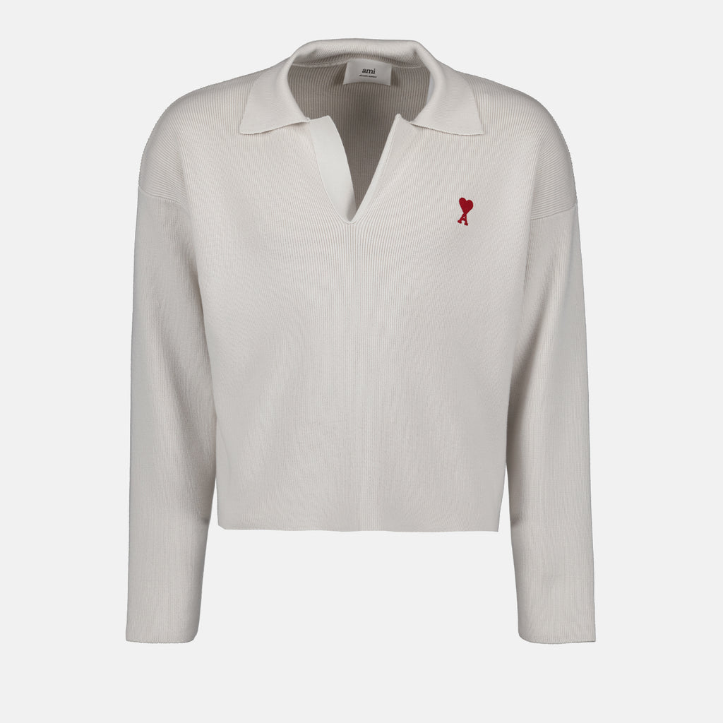 Polos Polo Ami de Coeur Ami PARIS Gris Unisexo