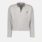 Polos Polo Ami de Coeur Ami PARIS Gris Unisexo