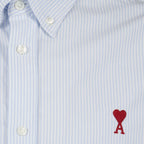 Hemden Chemise Ami de Coeur rayée Ami PARIS Blau Unisex