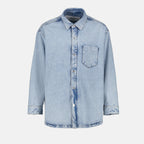 Hemden Chemise en jean Ami PARIS Blau Unisex