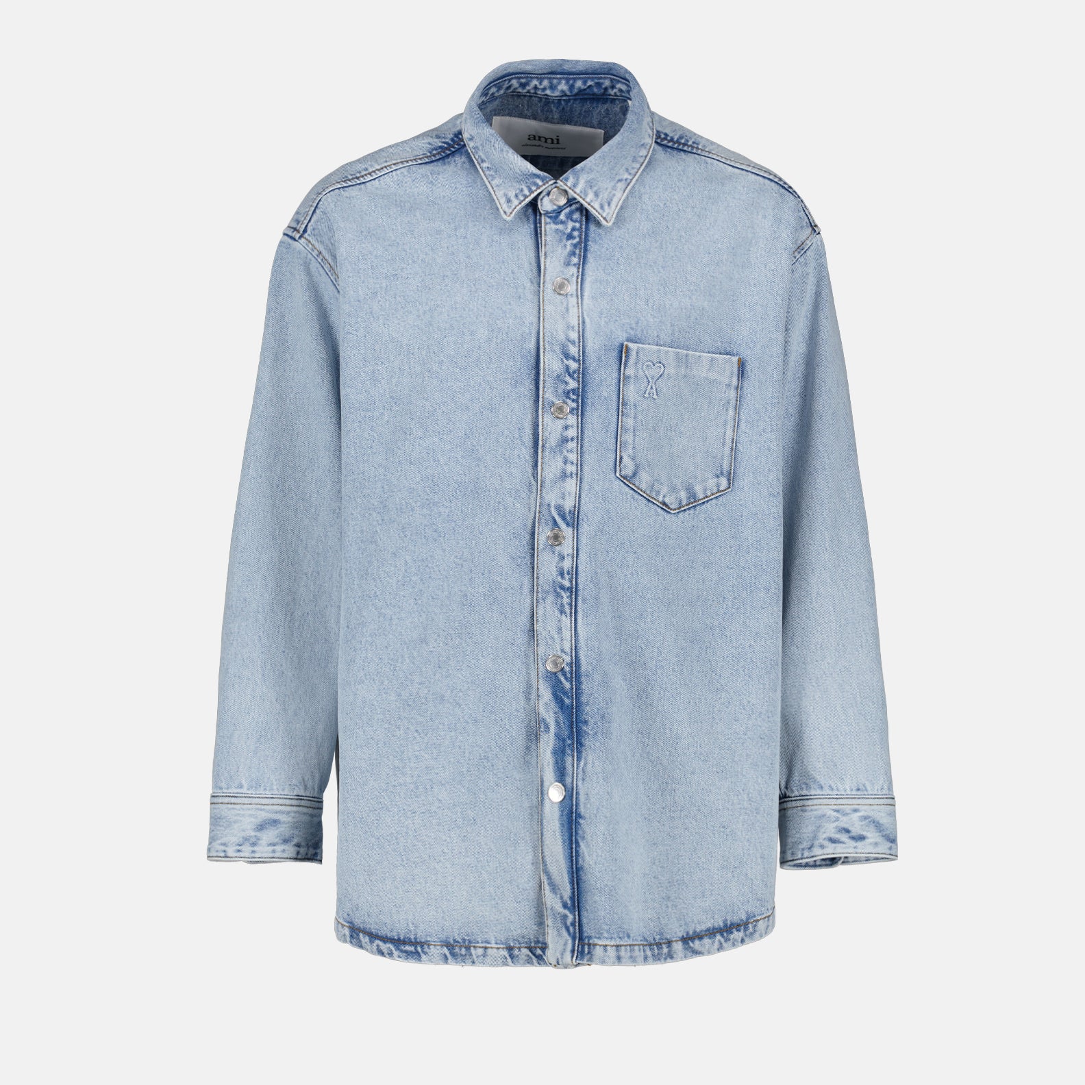 Hemden Chemise en jean Ami PARIS Blau Unisex