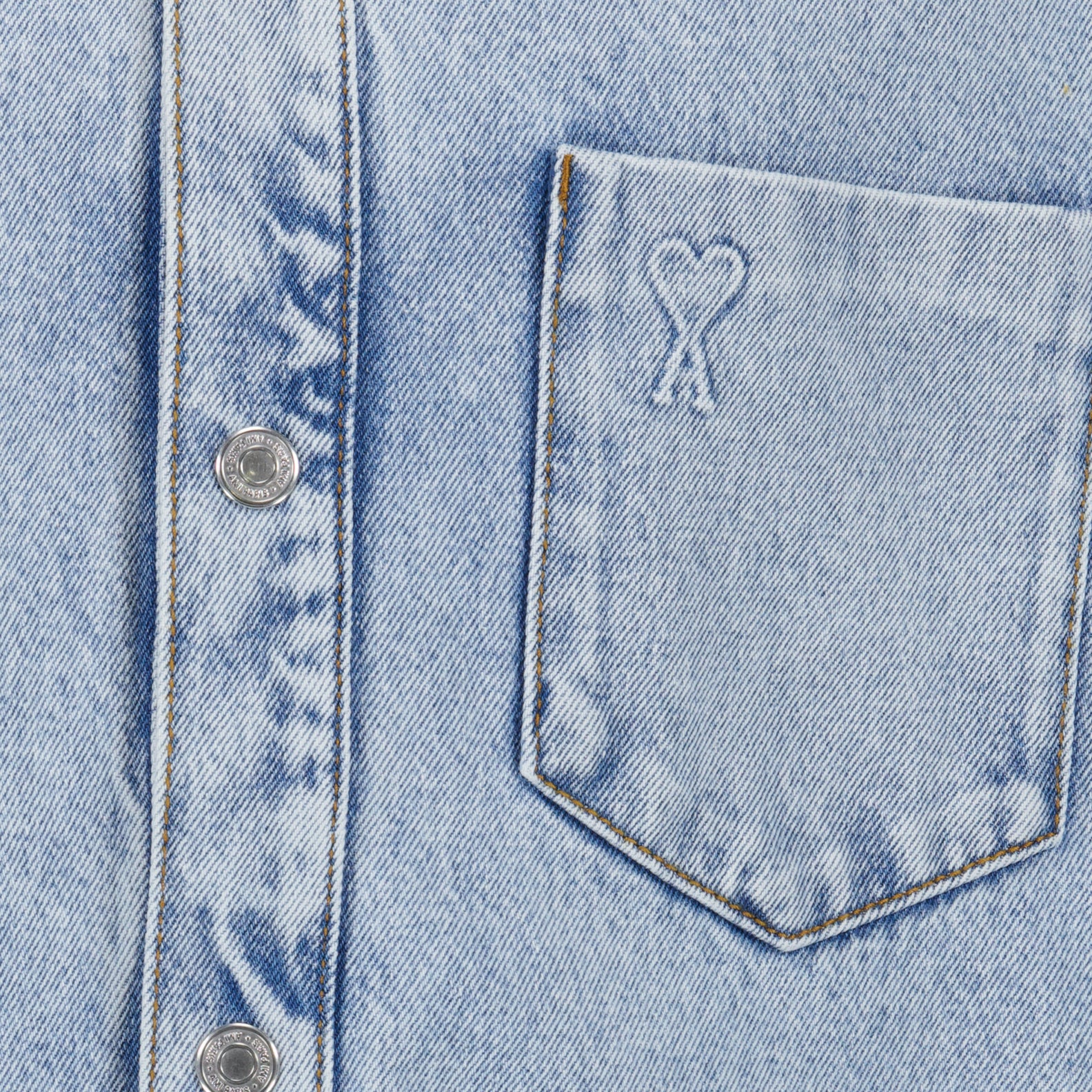 Hemden Chemise en jean Ami PARIS Blau Unisex