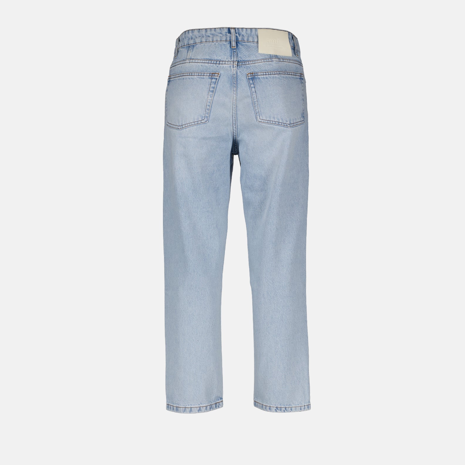 Pantalons Jean droit Ami PARIS Bleu Homme