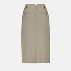 Röcke Bleistiftrock Ami PARIS Beige Femme