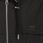 Jackets Nylon windbreaker jacket Ami PARIS Black Homme