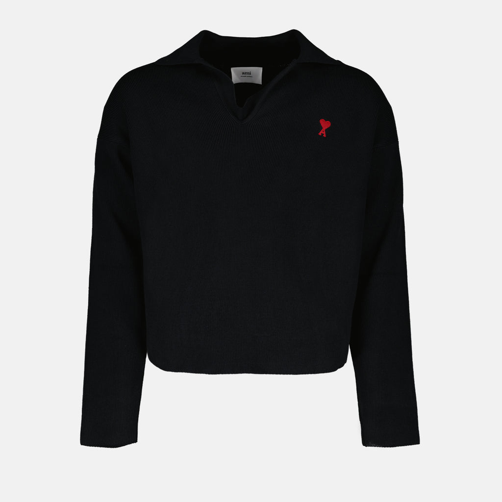 Polos Polo Ami de Coeur Ami PARIS Preto Unissex