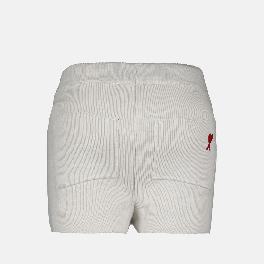 Shorts Mini short côtelé Ami PARIS Gris Femme
