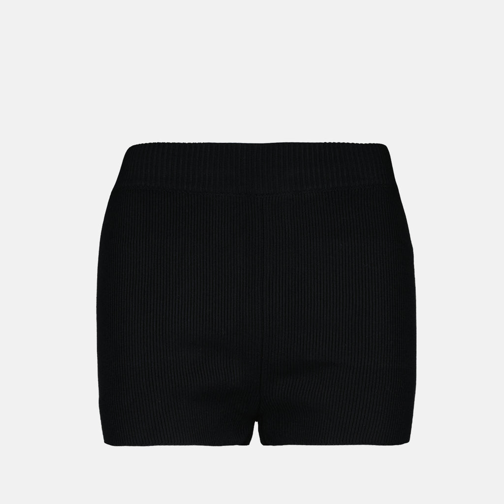 Shorts Mini short côtelé Ami PARIS Schwarz Femme