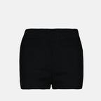 Shorts Mini short côtelé Ami PARIS Schwarz Femme